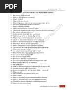 101 Oral Viva Questions For Concrete Technology