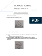 Periodic Test 2 October 2021-22 Ixth QP