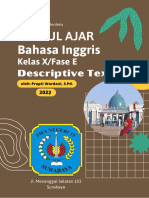 Modul Ajar Bhs Inggris Descriptive Text by Prapti Wardani