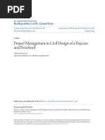 Project Management in Civil Design of A Daycare and Preschool