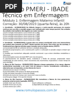 Revisao Pmerj Tecnico em Enfermagem