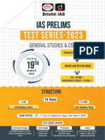 UPSC Prelims Test Series 2023 (10 Tests Brochure) (Eng) (Moudle IV)