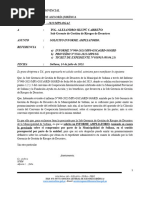 Proveído Solicito Informe Ampliatorio - Subgerencia de Gestión de Riesgos de Desastres - Convenio Interinstitucional