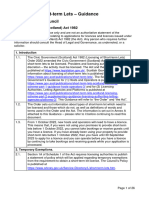 Short Term Lets Licensing Guidance Notes