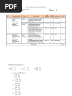 Soal PTS Matematika Kelas Xi