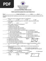 3rd Quarter Exam in Mathematics 9 Final 2022-2023