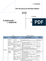 Planificacao 1º Semestre Portugues 4ºano