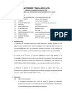 CCE - Plan de Trabajo Evaluacion Institucional - 2015