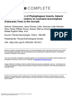 Spatial Distribution of Phytophagous Insects, Natural Enemies, and Pollinators On Leucaena Leucocephala (Fabaceae) Trees in The Cerrado