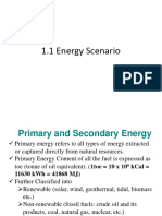 1.1 Energy Scenario-1