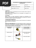 Procedimiento de Uso de Herramientas y Equipos