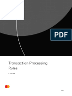 MasterCard - Transaction Processing Rules