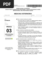 Prova ENARE Medicina Veterinária 2022-2023