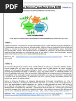 Processo Seletivo Faculdade Única 2023 - 1 PDF