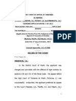 CRIMINAL APPLICATION NO. 5 OF 2013 (RULING) Final