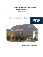 Plan Municipal de Desarrollo: H. Ayuntamiento Constitucional de San Mateo Peñasco. 2008 - 2010