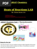 Heats of Reactions LAB