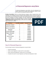 2.3 ML (Implementation of Polynomial Regression Using Python)