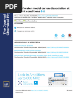 Role of Water Model On Ion Dissociation at Ambient Conditions