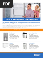 Appliance Rebate Summary Flyer