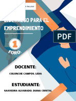 Foro N°o1 - Saavedra Alvarado, Cristal