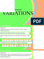 G9 PowerPoint Solving PRoblems With Variation