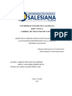 Diseño de Una Red de Comunicaion Innalabrica para Las Estaciones Meteorologicas