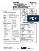 Operator'S Manual 66605X-X: 1/2" Diaphragm Pump