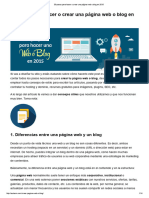 01 - 50 Pasos para Hacer o Crear Una Página Web o Blog en 2015