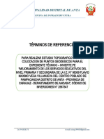 TDR Exp - Tec. Pampacancha N°06