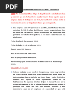 Prácticas Examen Indemizaciones y Finiquitos