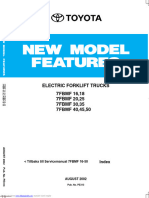 Electric Forklift Trucks 7FBMF 16,18 7FBMF 20,25 7FBMF 30,35 7FBMF 40,45,50