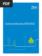 Escenarios de Microondas ZXMW NR9150