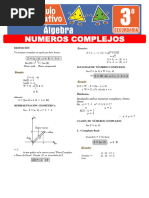 Numeros Complejos para Tercer Grado de Secundaria