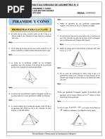 Tema 4 - Piramide y Cono - Geometria - 3ro y 4to Sec para Imprimir