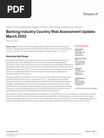 Banking Industry Country Risk Assessment Update