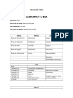 Educacion Fisica-Campamento Cristal