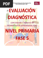 PROPUESTA 2 FASE 5. QUINTO Y SEXTO GRADO - Evaluación Diagnostica