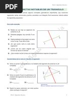 4deg Ano - Puntos y Rectas Notables de Un Triangulo