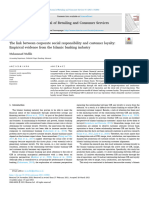 The Link Between Corporate Social Responsibility and Customer Loyalty Empirical Evidence From The Islamic Banking Industry