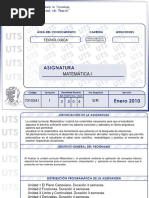 Matematica I