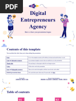 Digital Entrepreneurs Agency by Slidesgo