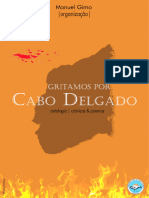 Gritamos Por Cabo Delgado (Org. Manuel Gimo, 2023, 1 . Ed., Projecto Kutanga, Clube Do Livro Da Beira)