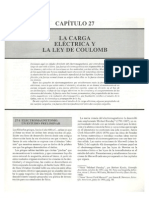 Cap 27 - La Carga Eléctrica y La Ley de Coulomb