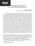 Consenso Diferenciado Sobre La Justificación Jorge Scampini