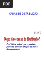 Canais de Distribuição