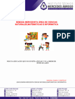 Indicaciones Semana Mercedista Ciencias