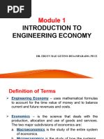 Engineering Economy Module 1