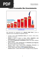 Unidad 4. Recurso 3. Tasa Promedio Crecimiento