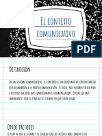 El Contexto Comunicativo